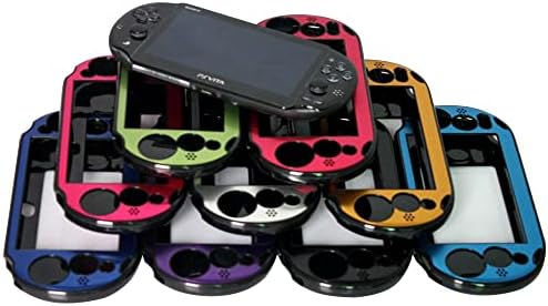 Case de capa protetora de pele de metal colorida ostensiva para Sony PS Vita PSV PCH -2000 - Color
