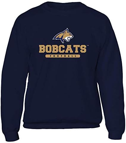 FanPrint Montana State Bobcats Sweatshirt - Mascot - Logotipo - Futebol