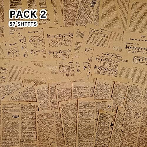Kit de suprimentos de scrapbook vintage de Choichoi, papel de grife, papel multimaterial, papel kraft