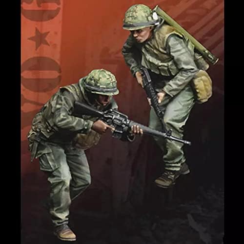 SPLINDG 1:35 Soldado de resina Modelo do Vietnã Site de busca do exército dos EUA Não pintados e inigualáveis