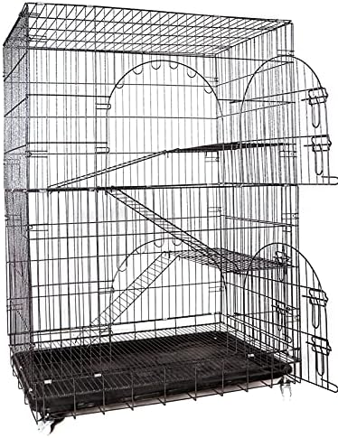 Caixa de gaiola de gaiola de gaiola de gaiola de 4 camadas de 4 camadas interna 36*24*51 polegadas