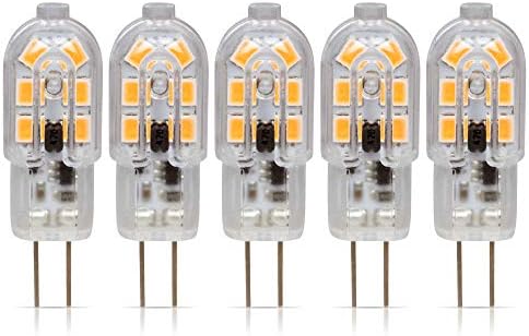 Iluminação Simba LED G4 Bulbo 1,5W T3 20W Substituição de halogênio 12V AC/DC JC Base bi-pino para