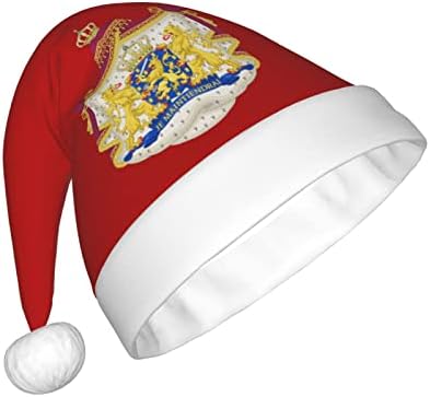 Zaltas Royal Bat of Arms of the Holanda Chapéu de Natal para Adultos Soft confortável Chaíteis para