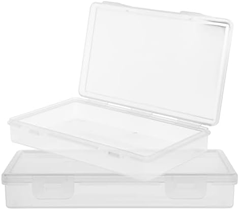 TOFFICU 10 PCS Gabinete de armazenamento de desktop Caixa de armazenamento plástico CLEAR ORGANIZER