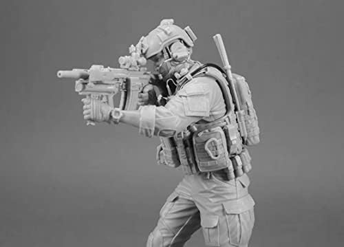 Etriye 120mm 1/16 Resina Soldier Modelo US Comando Die Casting Caracter Modelo Kit // D125p