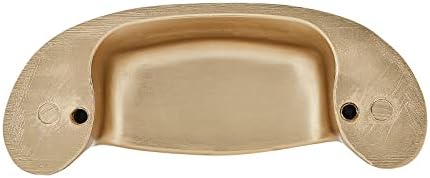 Armário de cozinha de Harpoon puxa 2-1/2 polegadas de xícara de xícara de gaveta de gaveta de 64 mm de ouro de