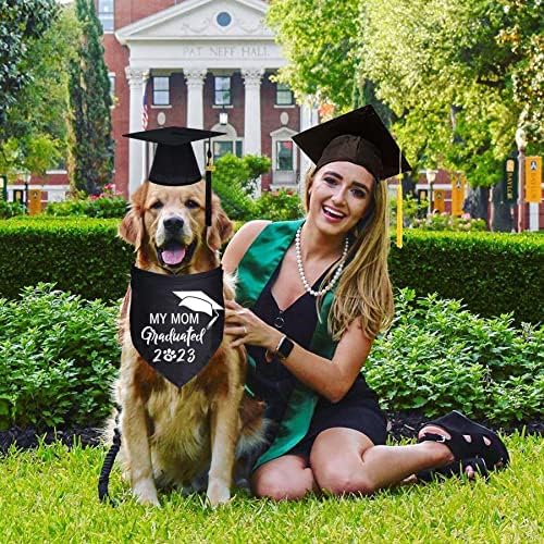 JOTFA 2023 Gradana de graduação para cães e boné de graduação de cães com 2023 Black Tassel para Presente