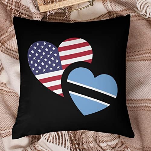 Botswana US Bandle Throw Pillow Capas com almofadas de travesseiro quadrado zip Protetor para sala de