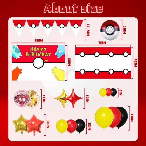 Cartoon Ball Birthday Party Supplies 117 PCs Decorações de festas incluem galhardetes, cenários, toalhas