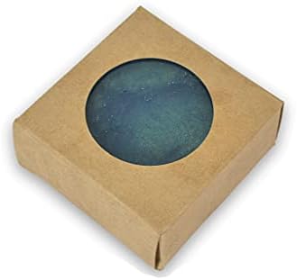 50 CYP Kraft Square com caixa de sabão redonda - embalagem de sabão caseira - Sabão de sabão - Materiais