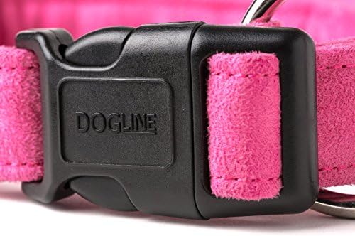 Dogline Comfort Microfiber Collar para cães, marrom