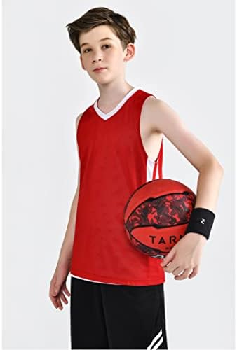 10 Pack Youth Boys Reversível Mesh Performance Desempenho Athletic Basketball Jerseys em branco