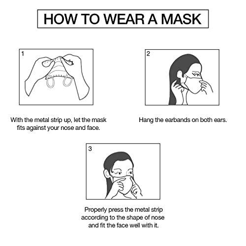 Calbode 20 pcs kn95 máscara de face de 5 xícara máscara de segurança de poeira máscara de proteção respirável