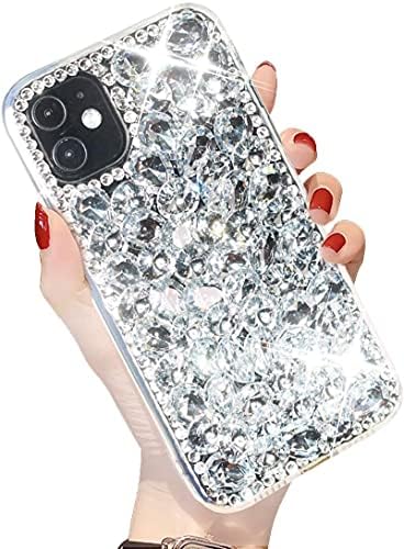 iPhone 12 /iPhone 12 Pro Bling Glitter Case, luxuoso shiny diaml diamond cristal strass sparkly