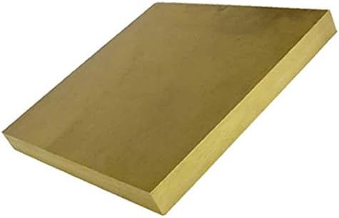 Folha de latão Huilun Brash Brass Block quadrado Placa de cobre plana DIY comprimidos artesanais Material