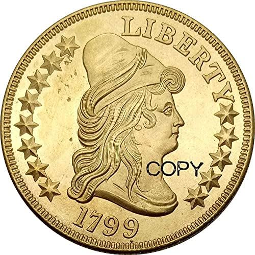 Estados Unidos da América 10 dólares Liberty Cap/grande águia heráldica - águia 1799 moedas de