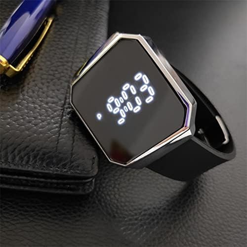 Kasituny ZSN-1053 Relógio digital LED LED LED grande Controle de toque quadrado Touch Digital Display Watch