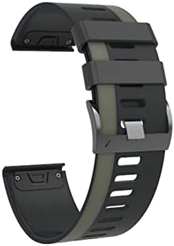 EEOMOIK 26 mm RAIXA RELAÇÃO RELAÇÃO REAGEM Strap para Garmin Fenix ​​6x 6 Pro Watch EasyFit Strap