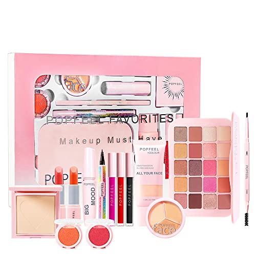 Kit de maquiagem de brilho frutado para mulheres conjunto de maquiagem de kits completos kit de