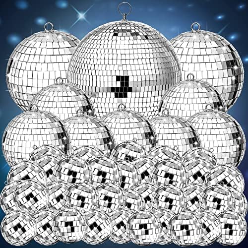 100 PCS espelham as decorações de bolas de discote