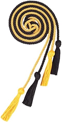 Cordos de honra de graduação de dupla graduação, cabos de honra trançados com borlas para dias de pós -graduação