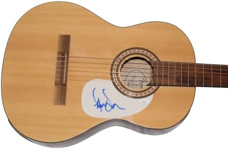 Adam Duritz assinou autógrafo em tamanho grande violão Fender Guitar B W/ James Spence Autenticação