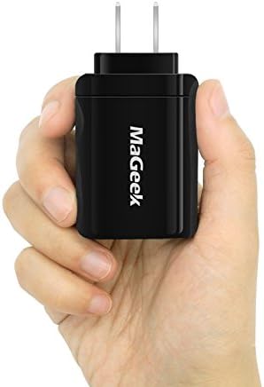 Mageek® 12W / 2.4A Portas duplas Adaptador de energia do carregador de parede de viagem USB com tecnologia
