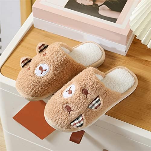 Meias de chinelos de gatos de gato para mulheres chinelas de outono e inverno moda interna confortável desenho