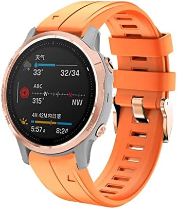 GQMYOK Smart Watch Band Strap para Garmin Fenix ​​7s/5s/5s Plus/6s/6s Pro RELE elevado easyfit D2 Delta