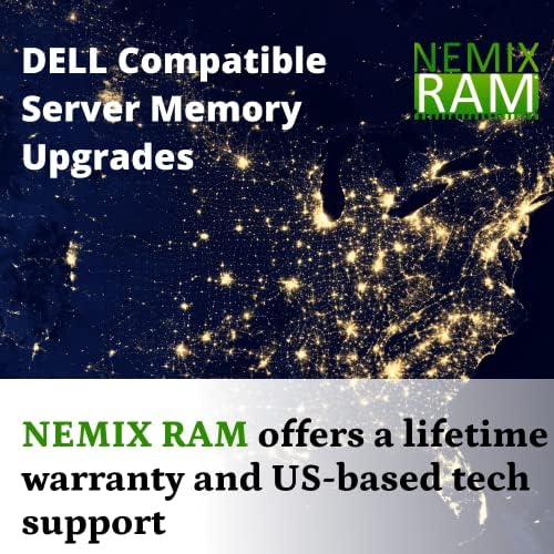 NEMIX RAM 32GB DDR4 2400MHZ PC4-19200 RDIMM Replacement for DELL SNPCPC7GC/32G A8711888 PowerEdge R430,