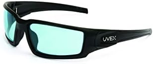 Uvex por Honeywell Hypershock Segurança de óculos, estrutura preta com lente sct-azul e uvextreme mais revestimento