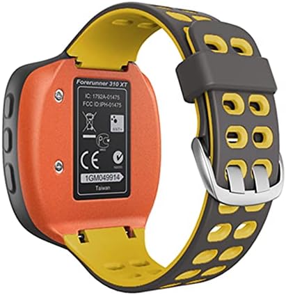 Schik Colorful Sport Silicone Watch Band para Garmin Forerunner 310xt Watch Reflection Watch Strap
