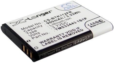 Substituição da bateria para Calstel BFX-300 TM533443 1S1P
