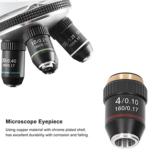 Lente acromática, ampla lente de microscópio objetiva de aplicação para substituição