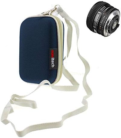 Navitech Blue Water Resistente à câmera Lente Case Proteção Pouca compatível com o Nikon AF-S Teleconverter T-14E