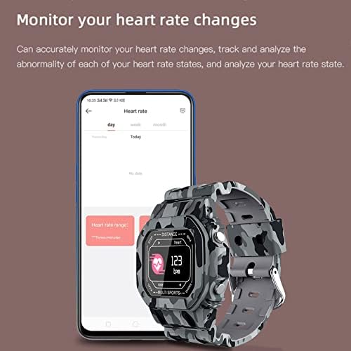 Relógios inteligentes de ke1clo para homens, 0,96 IP67 Rastreador de fitness IP67 Smart Watch, freqüência cardíaca,