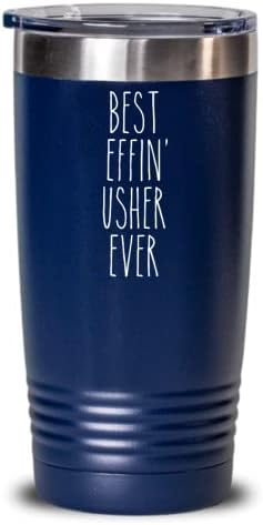 Presente para Usher Best Effin 'Usher Ever isolle Drink Tumbler Travel Cup Gre presentes de colegas