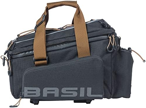 Bolsa de bicicleta Basil Miles, bolsa de tronco, profissional, compatível com MIK, 9-36L, impermeável