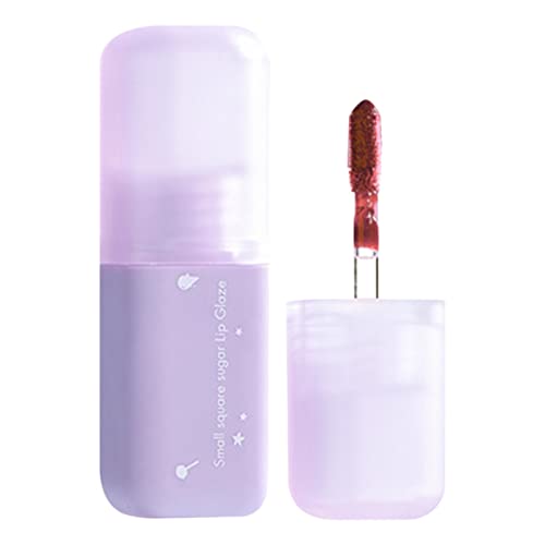 Pacote de lips com brilho labial transparente Lip Long Glaze Film Wet non Fade High Pigmment Batom