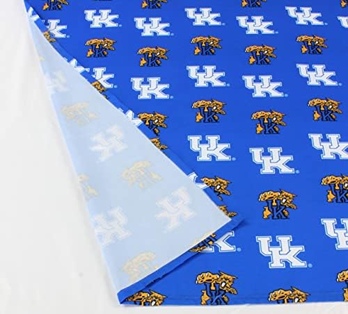 A faculdade abrange tudo confortável Kentucky Wildcats Curtain Painel Painel, 2 painéis, 2 zagueiros combinando, 42 polegadas de largura por 63 polegadas de comprimento