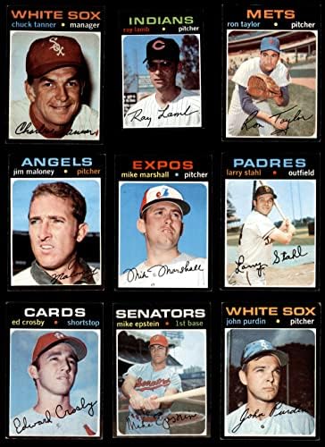 1971 Topps Baseball High Number Complete Conjunto Ex+