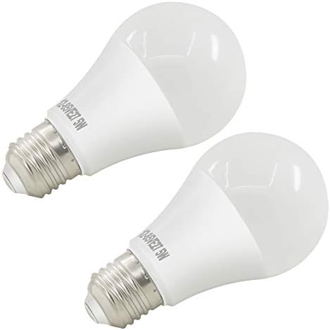 Dera 2 pacote e26 e27 base dc12v-24v lâmpada de lâmpada LED 12 volts Bulbos de baixa tensão 5W para casa,