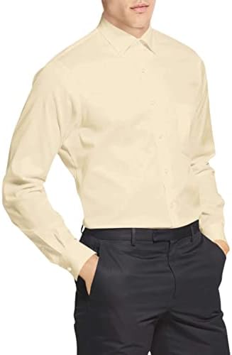 Van Heusen Men's Dress Shirt Fit Flux Collar Stretch Solid