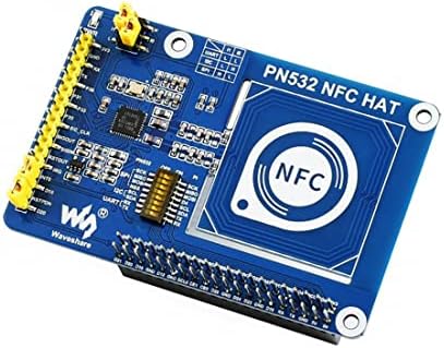 PN532 HAT NFC PARA RASPBLERRY PI I2C/SPI/UART A comunicação próxima de campo suporta vários cartões NFC/RFID,
