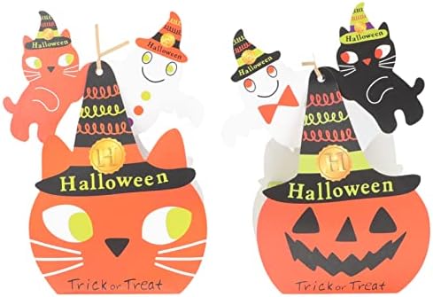 Caixas de doces de Halloween de Halloween de Sewacc 10pcs