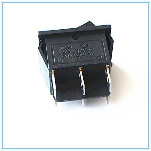 KCD4 Rocker Switch Power Switch 3 Posição 6 pinos com luz 16A 250VAC/ 20A 125VAC -