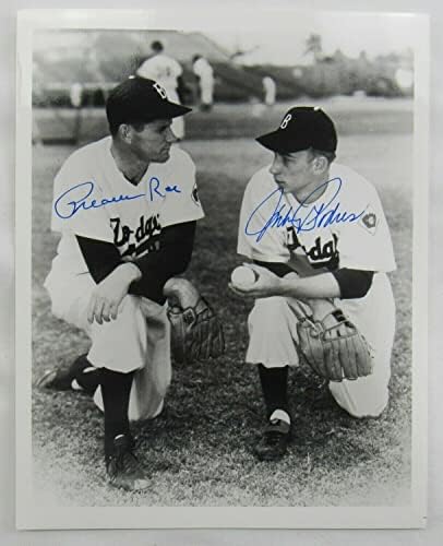 Pregador Roe e Johnny Podres assinados Autograph 8x10 Foto I - Fotos de MLB autografadas