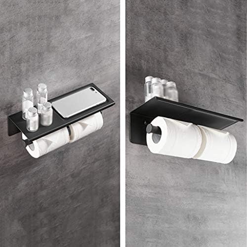 Aço inoxidável Double Towel Toarder Papel do banheiro banheiro Ponto de banheiro Banheiro de armazenamento