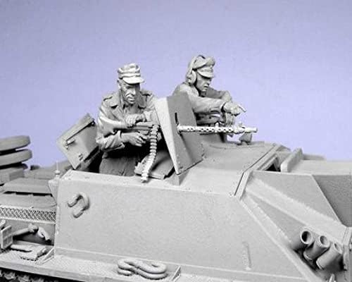 Goodmoel 1/35 WWII Soldado de resina de tanques de tanques da Segunda Guerra Mundial kit de soldado/kit