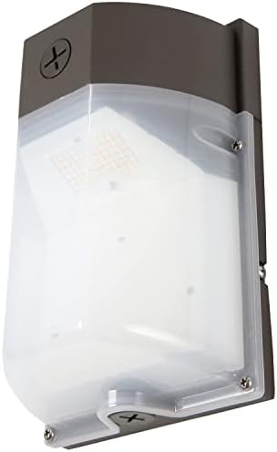 Sunlite 85123 Mini pacote de parede LED acessório ao ar livre, potência ajustável 8W/10W/15W/25W,
